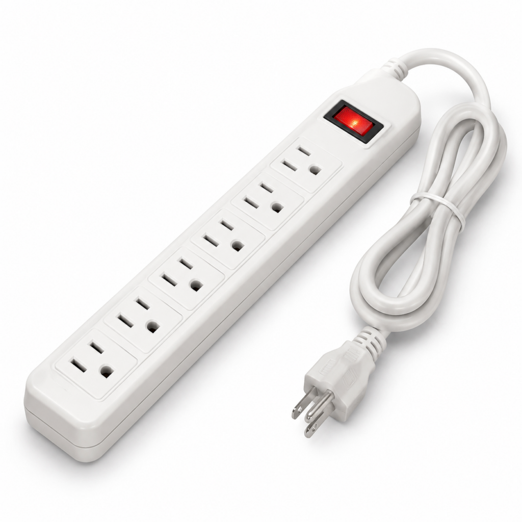 6-Outlet Surge-Protected Power Strip