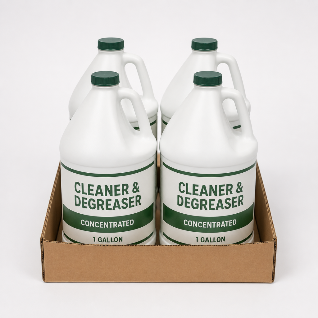 Industrial Concentrated Cleaner & Degreaser — 1 Gallon, Case of 4