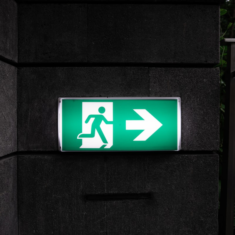 Illuminated Exit Sign